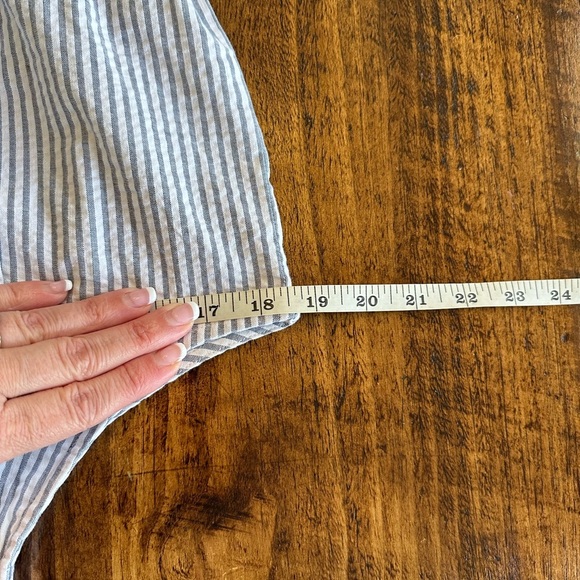 LOFT Beach | Seersucker Romper with Drawstring Waist, NWT - Picture 10 of 12